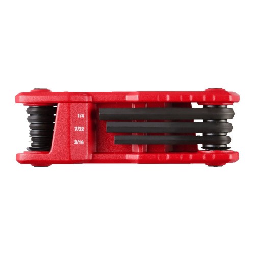 Milwaukee 9 pc Imperial Folding Hex Key Set -  Zestaw kluczy imbusowych ampulowych calowych w scyzoryku 9 szt