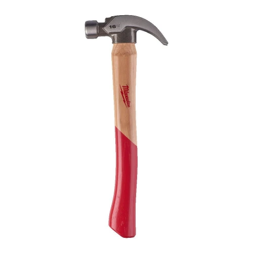 Milwaukee Hickory Curved Claw Hammer 16oz / 450g - Młotek ciesielski 450 g zakrzywiony pazur