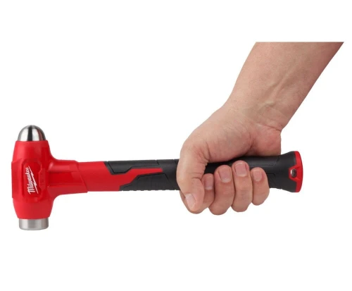Milwaukee 450 g Dead Blow Ball Peen Hammer - Młotek bezodrzutowy 450 g z noskiem kulistym