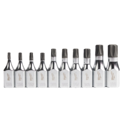 Milwaukee 3/8" Drive Torx Bit Socket Set - Zestaw nasadek bitowych torx 3/8˝ - 10 szt.