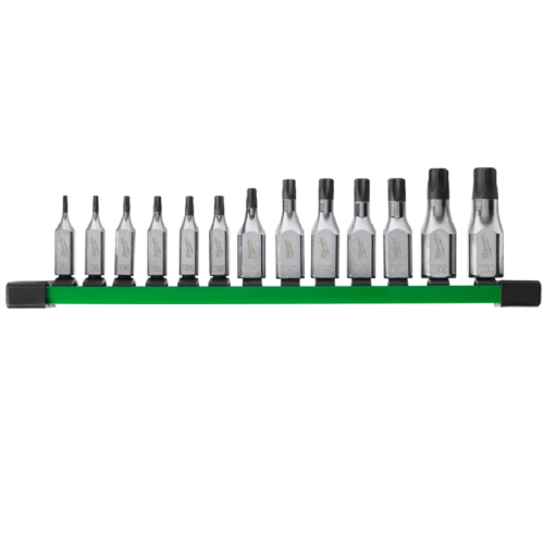 Milwaukee 1/4" and 3/8" Drive Torx Bit Socket Set - Zestaw nasadek bitowych torx 1/4˝ i 3/8˝ - 13 szt.