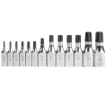 Milwaukee 1/4" and 3/8" Drive Torx Bit Socket Set - Zestaw nasadek bitowych torx 1/4˝ i 3/8˝ - 13 szt.