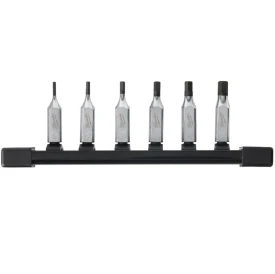 Milwaukee 1/4" Drive Metric Hex Bit Socket Set - Zestaw nasadek bitowych sześciokątnych 1/4˝ - 6 szt.