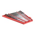 Milwaukee 15 pc Maxbite Ratchet Imperial Combination Spanner Set - 1 pc - Klucze płasko-oczkowe calowe z grzechotką zestaw 15 szt.