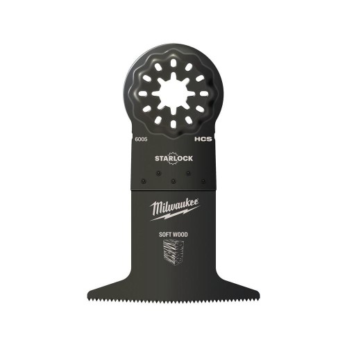 Milwaukee Wood 65mm Plunge Blade - 1pc - Brzeszczot do Multitoola do cięcia wgłębnego drewna 65 x 42 mm