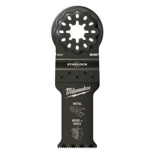 Milwaukee Wood & Metal Bi-Metal 28mm Plunge Blade - 1pc - Brzeszczot 28 x 47 mm do multinarzędzi BIM