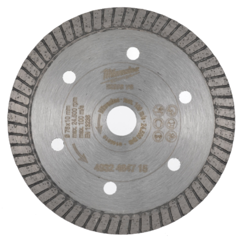 Milwaukee DHTS 76 mm - Tarcza diamentowa do płytek DHTS