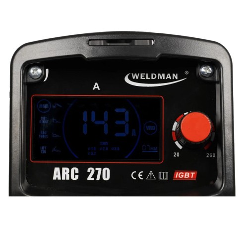 Weldman ARC 270 - Spawarka inwertorowa MMA
