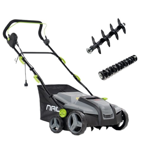 NAC SCE180-38-W2 - Wertykulator / aerator elektryczny 2w1 z dwoma wałkami