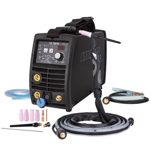 Spartus EasyTIG 205P DC - Spawarka inwertorowa TIG + uchwyt mini SPE 17 - 4m