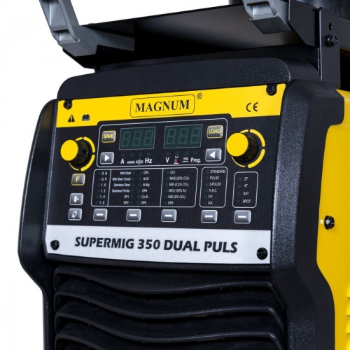 Magnum SUPERMIG 350 DUAL PULS SYNERGIA - Spawarka inwertorowa - migomat z synergią