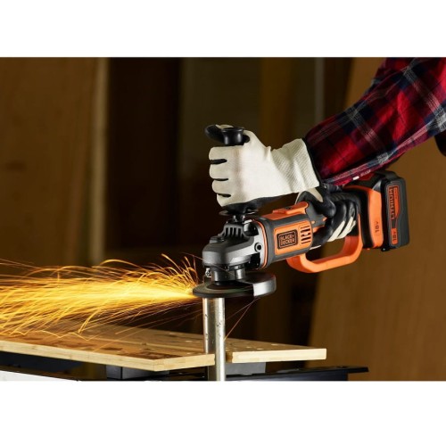 Black&Decker BCG720N - Akumulatorowa szlifierka kątowa 125 mm