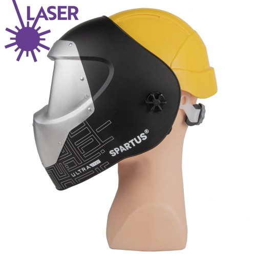 Spartus Ultra VX27 - Przyłbica do spawania laserowego z kaskiem i adapterem