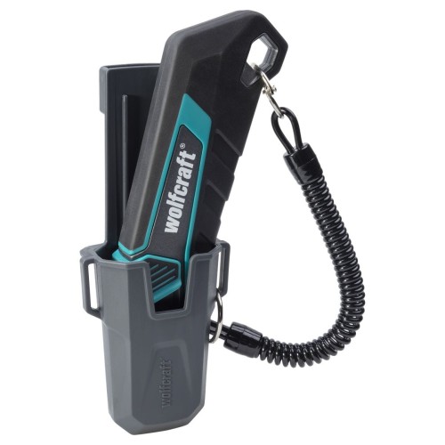 Wolfcraft PRO SAFETY - Nóż z ostrzem trapezowym w futerale