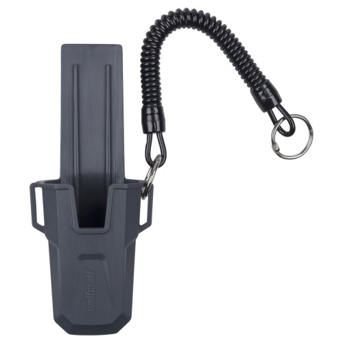 Wolfcraft PRO SAFETY - Nóż z ostrzem trapezowym w futerale