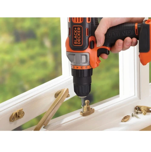 BLACK&DECKER  MT218K-QW - Wiertarko-Wkrętarka z wymienna głowicą