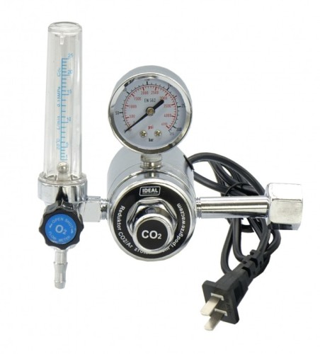 Ideal 265500 - Reduktor CO2/Ar z rotametrem i podgrzewaczem 36V