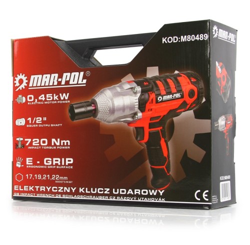 MARPOL M80489 - Elektryczny klucz udarowy 1/2"
