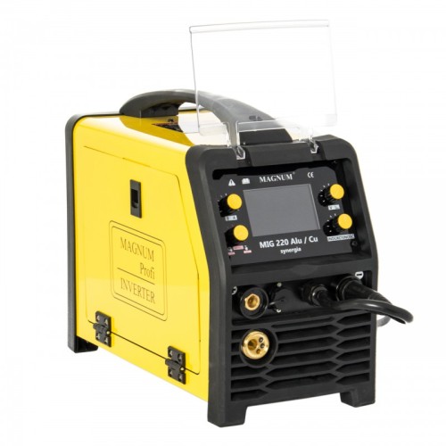 Magnum MIG 220 Alu/Cu Synergia LCD - Spawarka inwertorowa - migomat