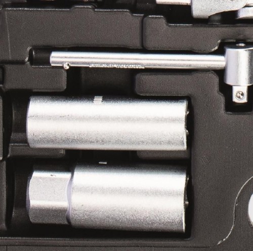 Scheppach TB94 - Zestaw kluczy - 94 elementy 3/8" 1/4"