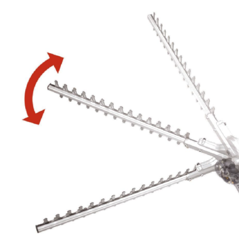 Scheppach ETHT1000 - Elektryczne nożyce do żywopłotu