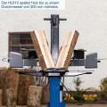 Scheppach HL810 400 V - Pionowa łuparka do drewna 8 T