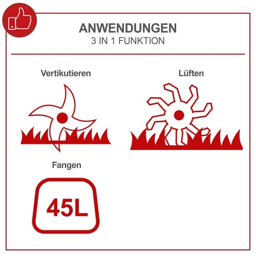 Scheppach SC38 - Wertykulator/aerator elektryczny 2w1
