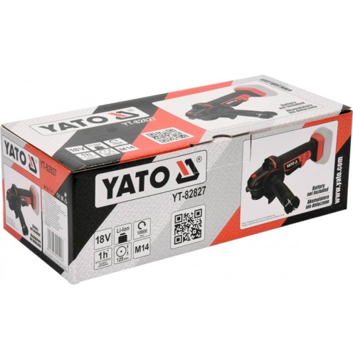 YATO  YT-82827  - Szlifierka Kątowa Akumulatorowa 125 MM
