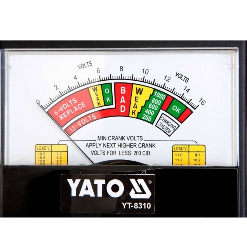 AWTOOLS  YT-8310 - Tester Akumulatorów 6/12V