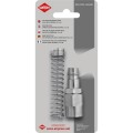 Airpress 4304440 - Okucie do węża spiralnego 12 x 8 mm wtyk ze sprężyną