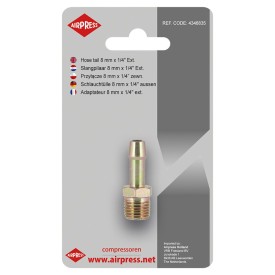 Airpress 4346835 - Przyłącze na wąż 8 mm x 1/4" GZ