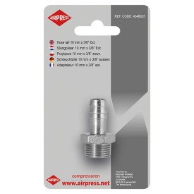 Airpress 4346825 - Przyłącze na wąż 10 mm x 3/8" GZ