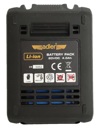 ADLER 3411.4 - Akumulator 20V 4 Ah