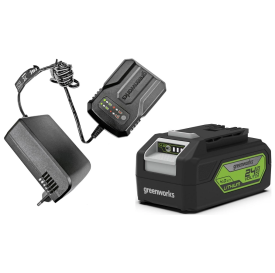 GreenWorks GSK24B4 - Zestaw startowy - ładowarka 24 V + akumulator 4 Ah