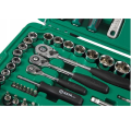 Sata 09014SJ - Zestaw kluczy - 124 elementy 1/4", 3/8", 1/2"