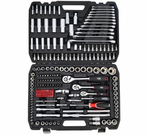 AwTools AW39216BL - Zestaw kluczy 1/2"/3/8"/1/4" - 216 elementów