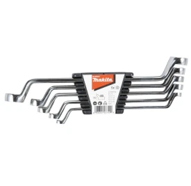 Makita B-65551 - Zestaw kluczy płasko-oczkowych odgiętych M8-M19 - 5 szt