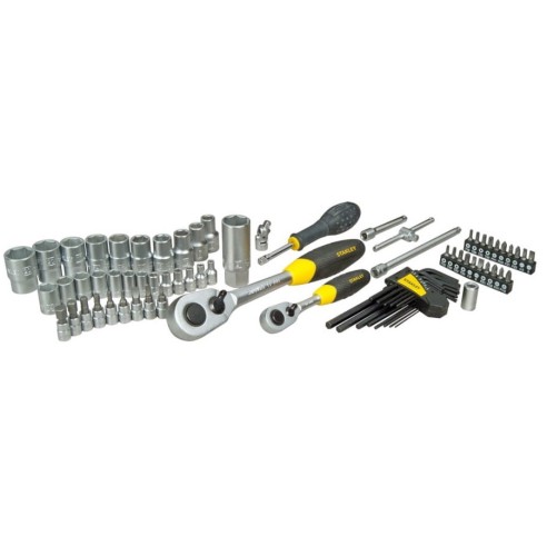 Stanley STHT0-73927 - Zestaw kluczy nasadowych 1/4'' 1/2"- 75 elementów
