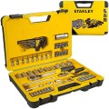 Stanley STHT0-73927 - Zestaw kluczy nasadowych 1/4'' 1/2"- 75 elementów