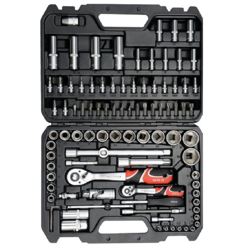 Yato YT-12681 - Zestaw kluczy nasadowych 1/2'' - 94 SZT