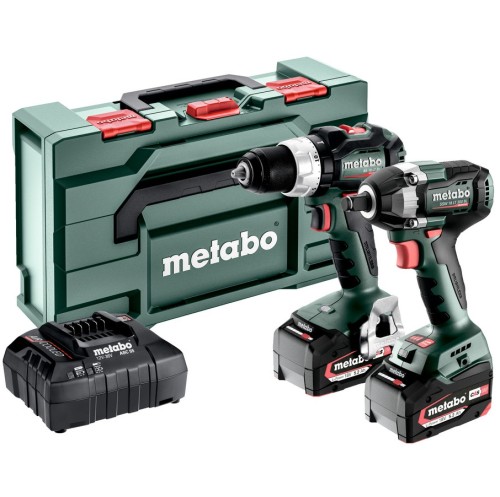 Metabo Combo Set 2.9.3 18V - Zestaw combo - wiertarko-wkrętarka BS 18 LT BL + zakrętak udarowy SSW 18 LT 300 BL