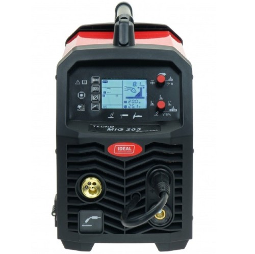 IDEAL TECNO MIG 205 LCD SYNERGIC 4x4 - Spawarka inwertorowa - migomat
