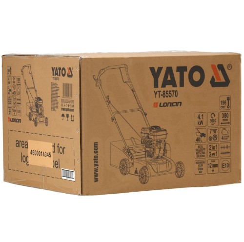 YATO YT-85570 - Wertykulator/aerator spalinowy 2w1 LONCIN