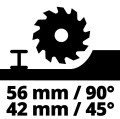 Einhell TE-PS 165 - Elektryczna pilarko-zagłębiarka 165 MM