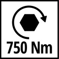 Einhell TP-CW 18/750-C Li - Akumulatorowy klucz udarowy 1/2"