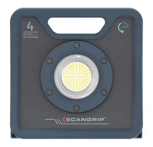 SCANGRIP NOVA 4 C+R forLIFE - Akumulatorowa/sieciowa lampa robocza LED 4000 lm