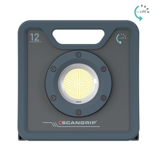 SCANGRIP NOVA 12 - Lampa robocza budowlana LED 12000 lm sieciowa + statyw Tripod 3m