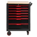 Airpress 79169 - Profesjonalny wózek narzędziowy z osprzętem 215 elementów - 7 szuflad
