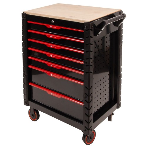 Airpress 79169 - Profesjonalny wózek narzędziowy z osprzętem 215 elementów - 7 szuflad