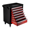 Airpress 79155 - Kompaktowy wózek narzędziowy z osprzętem 250 elementów - 7 szuflad